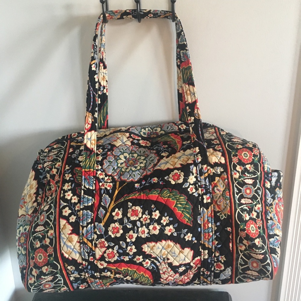 Versailles Vera Bradley large travel duffel bag